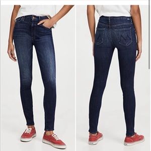 MOTHER The High Waisted Looker High Rise Skinny Jeans Coffee, Tea or Me size 27